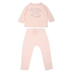 Zadig & Voltaire Kids спортивный костюм с логотипом, розовый - фото