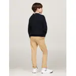 Вязаный свитер Tommy Hilfiger "ESSENTIAL REG CABLE SWEATER", с узором "косы", цвет Desert Sky - фото 7