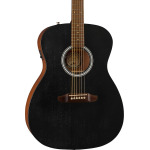 Акустическая гитара Fender Monterey Standard Acoustic-Electric Guitar, Black Top - фото