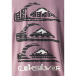 Футболка с принтом VERTICAL LOGOS TEE UNISEX Quiksilver, синий - фото