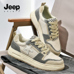 Кроссовки JEEP SPIRIT Skateboarding Shoes Men Low-top Dark Gray, темно-серый - фото 14