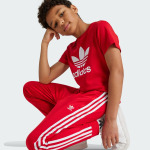 Брюки ADIDAS ORIGINALS Tapered Pants Adicolor, красный - фото 4