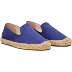 Туфли на плоской подошве Soludos Smoking Slipper Espadrille, цвет Marlin Blue - фото