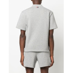 Thom Browne short-sleeve polo shirt, серый - фото 4