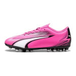 Футбольные бутсы Puma Ultra Play Kids для детей, Fierce Pink/Black/Playful Pink/White - фото