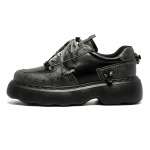 Кроссовки мужские Lifestyle Shoes Men Low-Top Chi Wolf, черный - фото