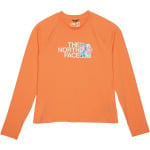 Купальник The North Face Kids Amphibious Long Sleeve Sun Tee, цвет Dusty Coral Orange - фото