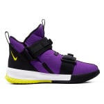 Кроссовки Nike LeBron Soldier 13 SFG 'Lakers Purple Gold', фиолетовый - фото 2