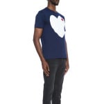 Футболка Comme des Garçons Red Emblem Cotton Heart, темно-синий - фото 3