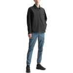 Куртка мужская Stone Island Light Soft Shell-R на молнии, черный - фото 5