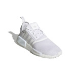 Кроссовки Adidas NMD R1 Refined Cloud White Grey One GS - фото 3