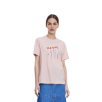 UNIQLO Футболка унисекс, цвет 	 Pink - фото 4