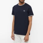 Футболка Fred Perry с двойным вырезом - фото 2