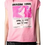 Футболка Zadig & Voltaire Cecelia Imagine Concert Tour, розовый - фото 5