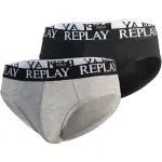 Replay Slip "SLIP Basic Cuff Logo 2pcs Bo" (2 шт. в упаковке), черный - фото