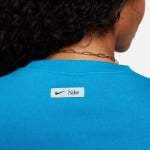 Женский свободный свитшот с круглым вырезом из флиса Nike Sportswear Phoenix Fleece, голубой - фото 5