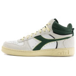 Кроссовки diadora Magic Basket Skateboarding Shoes Unisex Mid-top White/green, белый/темно-зеленый - фото