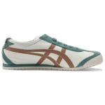 Кроссовки Onitsuka Tiger MEXICO 66 Lifestyle Shoes Unisex Low-top Beige/Blue-green/Brown, зеленый - фото 2