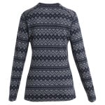 Базовый слой Icebreaker Vertex Crewe First Snow Merino Long, синий - фото 4