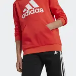 Толстовка Adidas Sportswear с капюшоном "BIG LOGO ESSENTIALS COTTON HOODIE", белый - фото 5