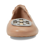 Туфли на плоской подошве Tory Burch Claire Cap-Toe Ballet C-Wdith, цвет Light Sand/Gold/Silver - фото 2