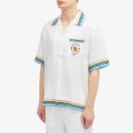 Рубашка Casablanca Casa Way Short Sleeve Silk, белый - фото 2