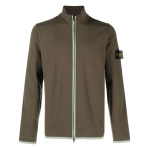 Stone Island толстовка на молнии с логотипом Compass, зеленый - фото