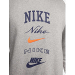 Блуза Nike M NK CLUB BB CREW STACK GX, серый - фото 4