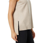 Блуза Vince Camuto Sleeveless Mock Neck, цвет Latte - фото 3