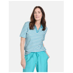 Поло Gerry Weber Polo 1/2 Arm, цвет blau/ecru/weiss streifen - фото 4