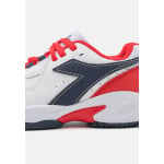 Все кроссовки для тенниса Challenge 5 Jr Unisex Diadora, цвет white/blue corsair/fiery red - фото 6