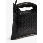 Сумка Bottega Veneta Mini Hop Hobo, черный - фото 3