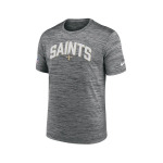 Мужская серая футболка New Orleans Saints Velocity Athletic Stack Performance Nike, серый - фото 3