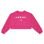 Толстовка MM6 Maison Margiela Kids Sweatshirt, цвет Super Pink - фото