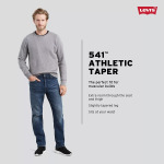 Мужские спортивные эластичные зауженные джинсы Levi's 541 All Seasons - фото 3