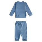 Детский спортивный костюм из хлопка с принтом Stella Mccartney Kids, цвет air force blue - фото 4