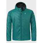 Пуховик Schöffel "Hiking Ins Jacket Style Cascata MNS", с капюшоном, зеленый - фото