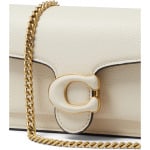 Клатч Polished Pebble Tabby Wristlet COACH, цвет Chalk - фото 4