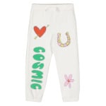 Stella McCartney Kids спортивные брюки Cosmic Cowboy, белый - фото