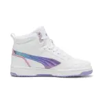 Кроссовки PUMA "REBOUND V6 MID BOUNCY SKY JR", цвет Puma White-Lavender Alert-Mauved Out - фото 3