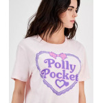 Детская футболка с круглым вырезом и логотипом Polly Pocket Love Tribe, розовый - фото 3