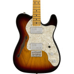 Электрогитара Fender American Vintage II 1972 Telecaster Thinline Electric Guitar - 3-color Sunburst - фото