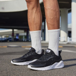 Кроссовки Blade Running Shoes Men Low-top Obsidian Black / 361 Degrees White 361° - фото 5