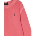 Ralph Lauren Kids толстовка с круглым вырезом и вышивкой Polo Pony, розовый - фото 3