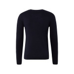 Свитер Tom Tailor Simple Knitted V-Neck, синий - фото 4