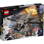 Пластиковый конструктор Игрушечный конструктор marvel black panther dragon plane 76186 воссоздайте финальную сцену битвы «мстители финал» (202 детали) Lego - фото 3