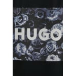 Хлопковая футболка HUGO, черный - фото 6