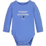 Комбинезон Tommy Hilfiger "BABY TH LOGO BODY L/S", с надписью-логотипом, цвет Blue Spell - фото 4