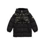 Moncler Enfant Bazzin пуховик, черный - фото