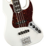 Басс гитара Fender American Ultra Jazz Bass, Arctic Pearl, Rosewood Fingerboard - фото 3